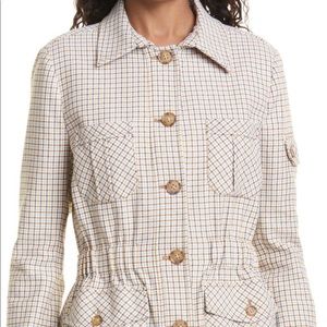 Veronica Beard Check Camp Jacket